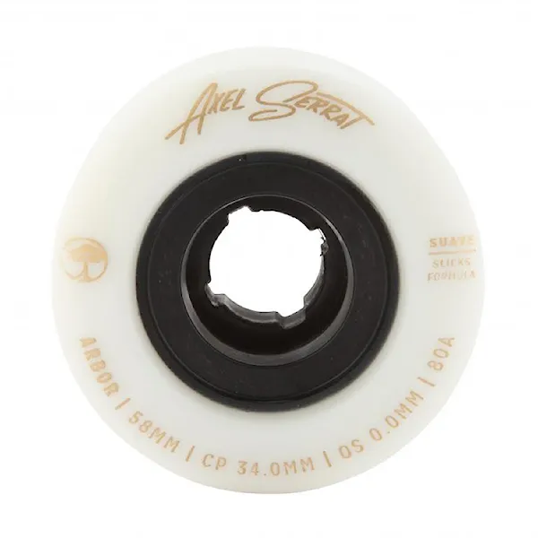 Longboard kółka Arbor Suave Axel Serrat white