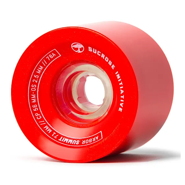 Longboard kolečka Arbor Summit red 2019
