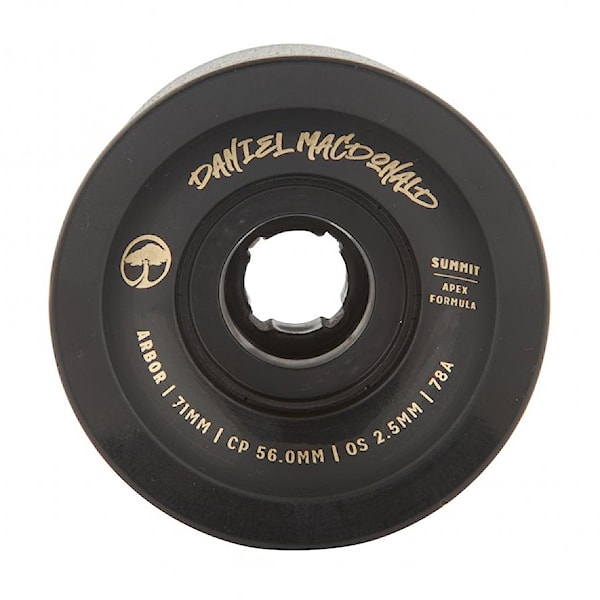 Longboard Wheels Arbor Summit Daniel Macdonald black