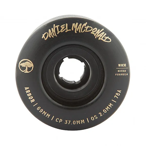 Longboard kółka Arbor Vice Daniel Macdonald black