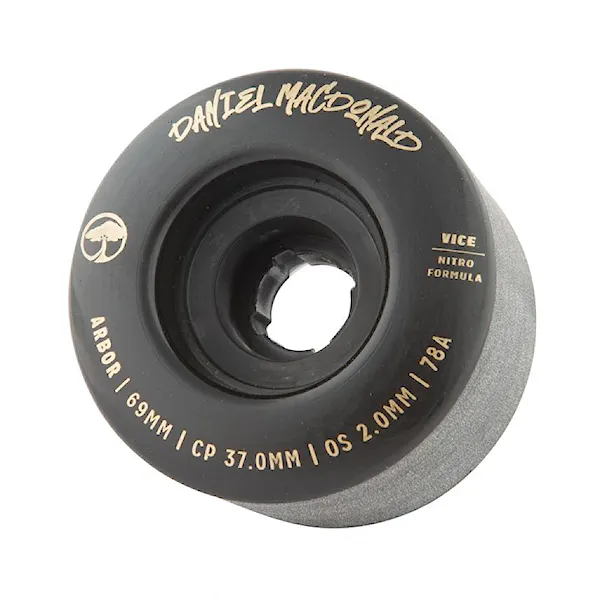 Longboard kółka Arbor Vice Daniel Macdonald black