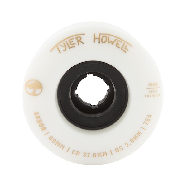 Longboard Wheels Arbor Vice Tyler Howell white