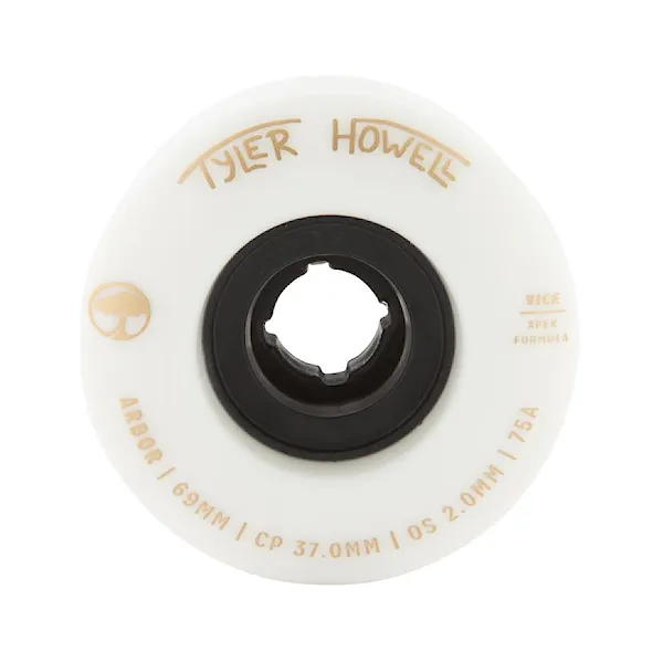 Longboard kółka Arbor Vice Tyler Howell white