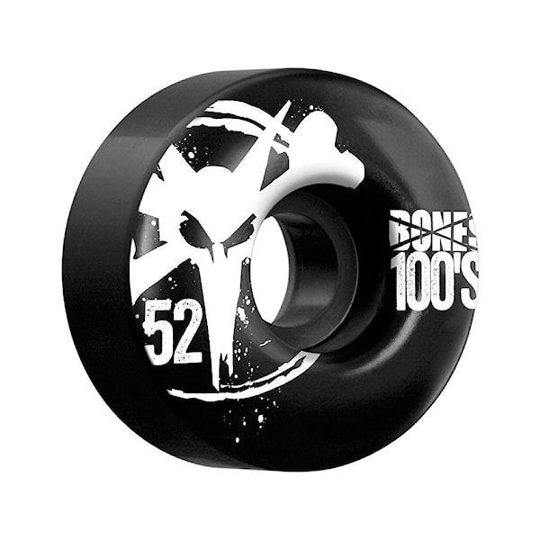 Skateboard kolieska Bones 100 Og V4 52X34Mm/100A black 2016