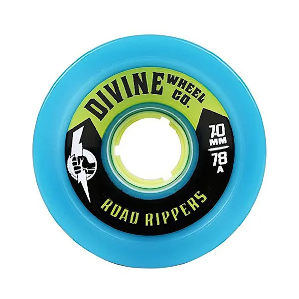 Longboard Wheels Divine Road Rippers cyan 2016