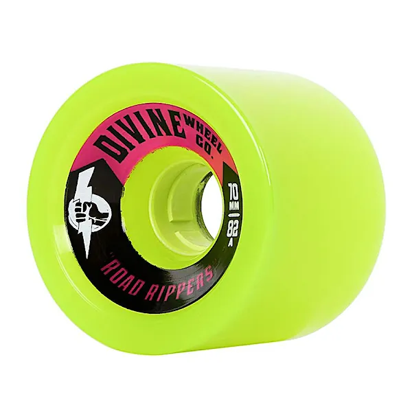Longboard Wheels Divine Road Rippers lime 2016