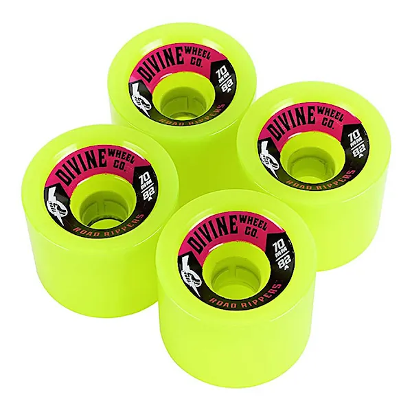 Longboard Wheels Divine Road Rippers lime 2016