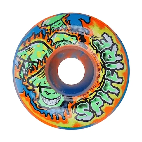 Skateboard Wheels Spitfire Shroom Riders orange/royal 2020