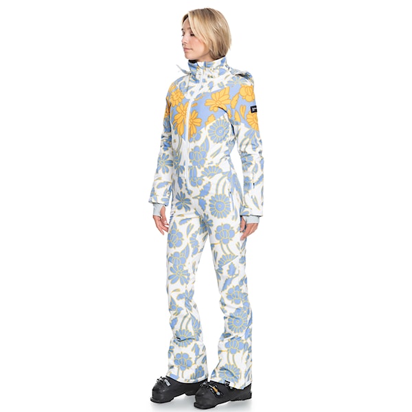 Snowboard Overall Roxy Rowley X Roxy Ski Suit grapemist flower patchwork 2022
