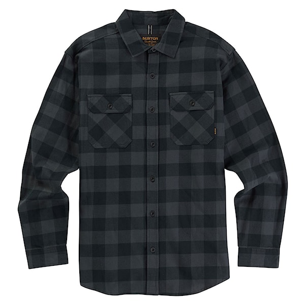 Košile Burton Brighton Flannel true black heather buffalo 2019