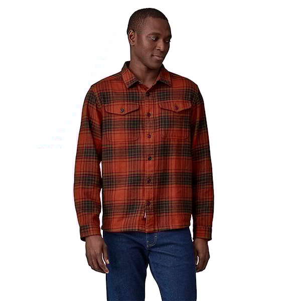 Koszula Patagonia M's Fjord Flannel Shirt cascade: burnished red 2024
