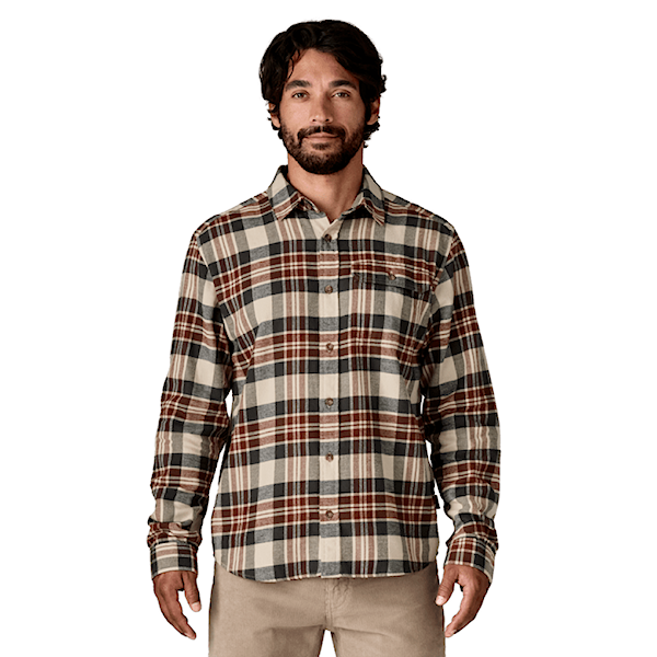 Koszula Patagonia M's L/S Lw Fjord Flannel Shirt paw: dried vanilla 2025