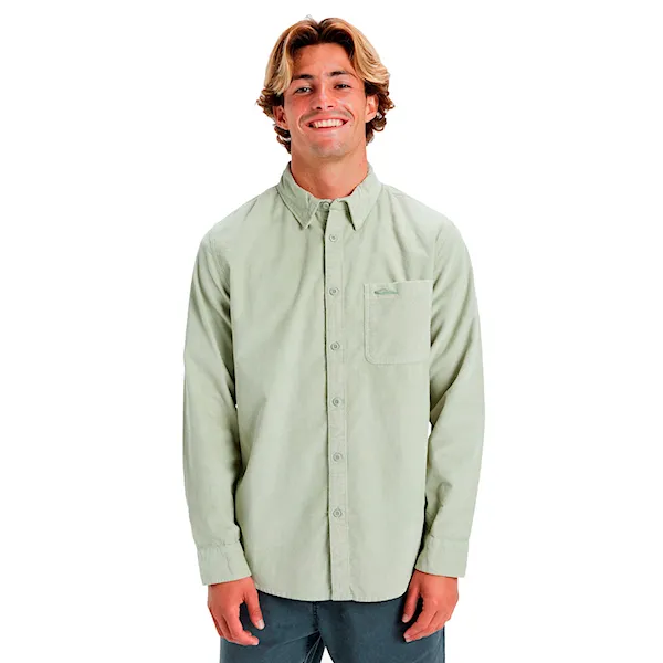 Shirt Quiksilver Smoketrailcord desertsage smoke trail cord ls 2024