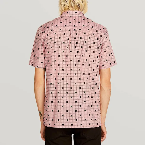 Košile Volcom Crossed Up Ss light mauve 2019