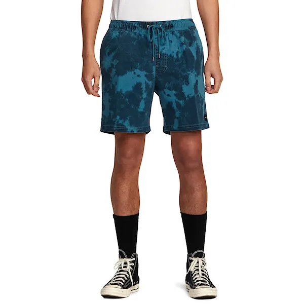 Kraťasy RVCA Escape Elastic Print Short duck blue 2023