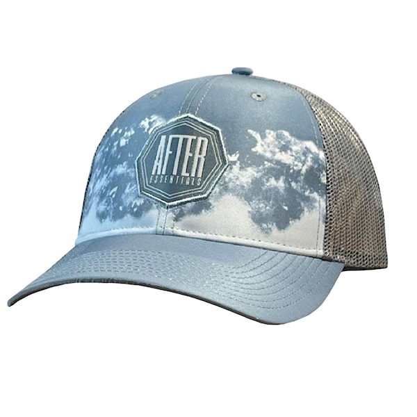 Cap After Water Foam bleached blue