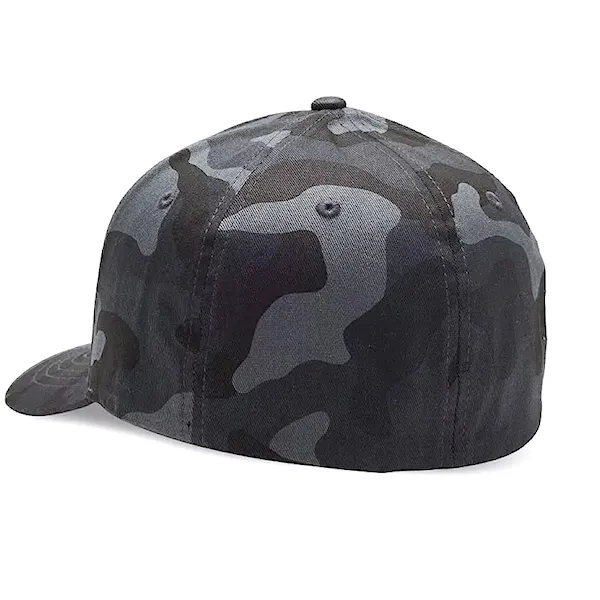 Kšiltovka Fox Head Flexfit black camo 2026