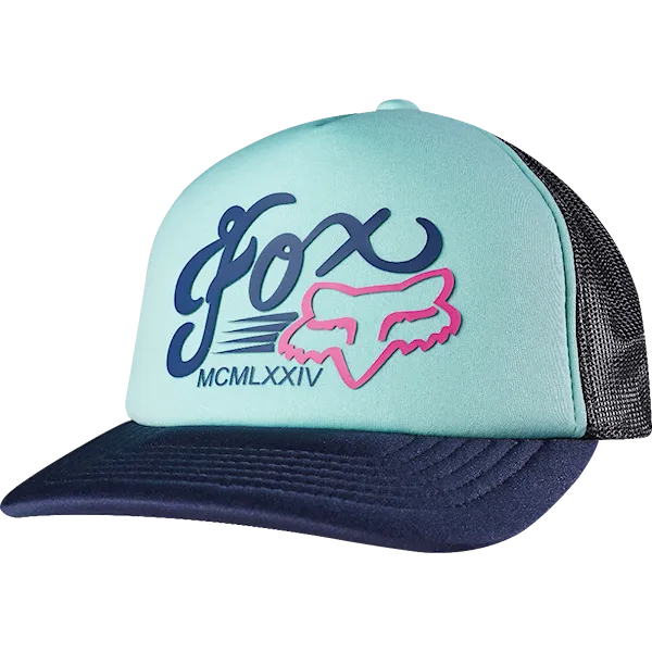 Kšiltovka Fox Transitory Trucker sea foam 2016