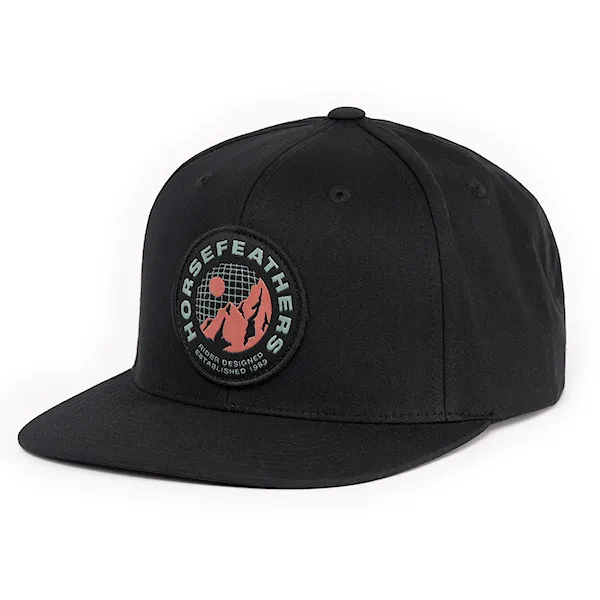 Czapka z daszkiem Horsefeathers Mason black 2026