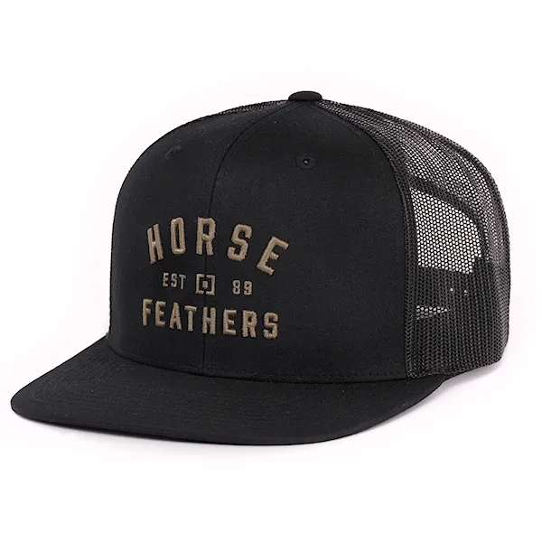 Czapka z daszkiem Horsefeathers Sign black 2026