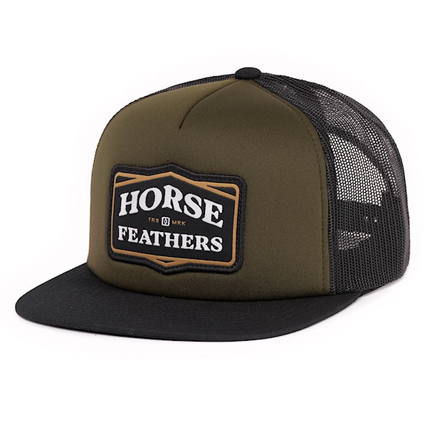 Czapka z daszkiem Horsefeathers Tex olive night 2026