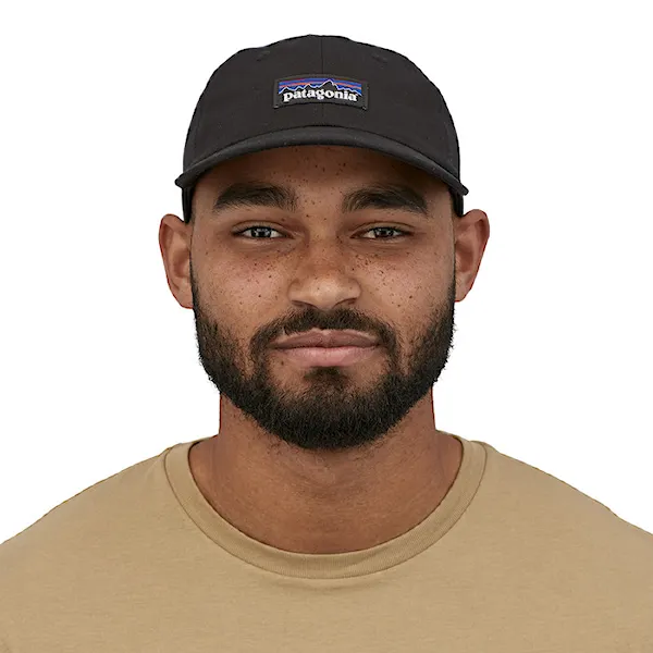 Šiltovka Patagonia P-6 Label Trad Cap black 2025