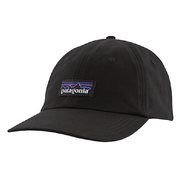 Šiltovka Patagonia P-6 Label Trad Cap black 2025