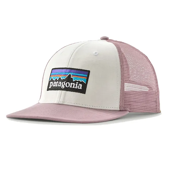 Czapka z daszkiem Patagonia P-6 Logo Trucker Hat white w/quiet violet 2026