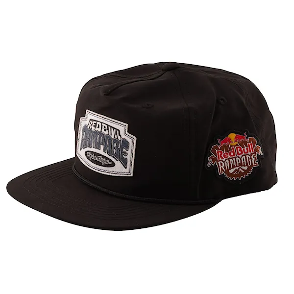 Kšiltovka Troy Lee Designs Red Bull Rampage Canyon Gap Unstructured Snapback carbon 2026