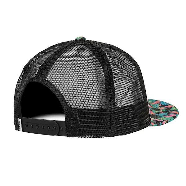 Kšiltovka Vans Beach Girl Trucker floral mix black/turquoise 2016