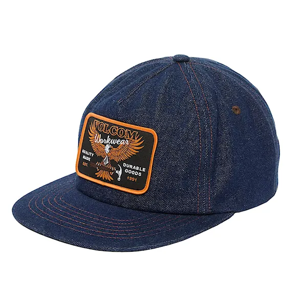 Czapka z daszkiem Volcom Hammered Workwear Hat dust bowl indigo 2026