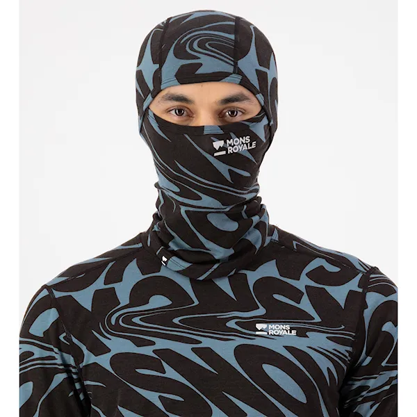 Kominiarka Mons Royale Santa Rosa Merino Balaclava signal lost goblin blue 2026