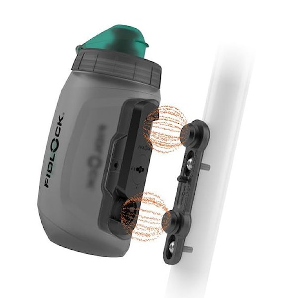 Bidon do roweru Fidlock Bottle Twist 450 Antibacterial Set dark