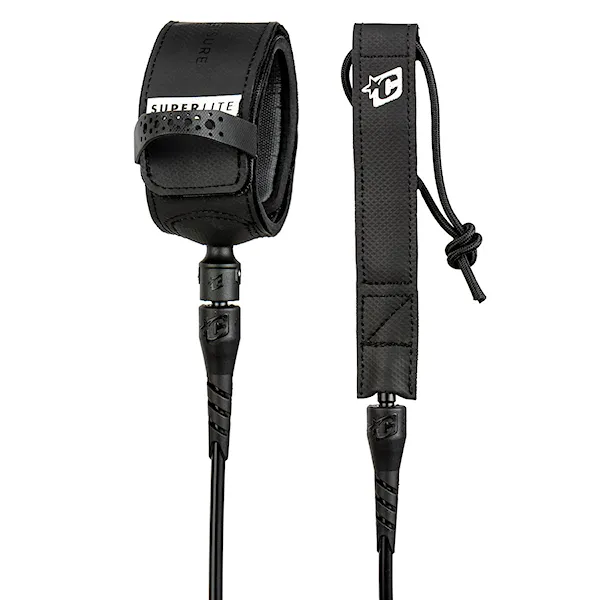 Surf leash Creatures Superlite Pro 8 black silver