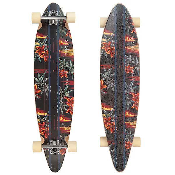 Longboard Globe Pinner black/red/pakalolo