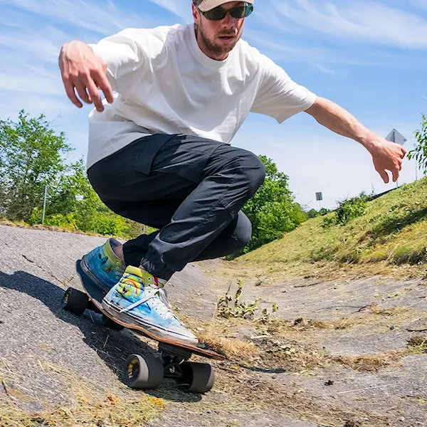 Longboard kolečka Hawgs Plow Kings Gt black glossy
