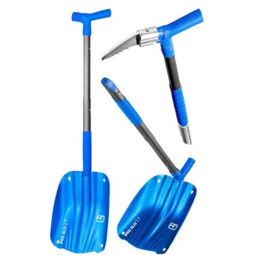 Shovel ORTOVOX Pro Alu III + Pocket Spike blue