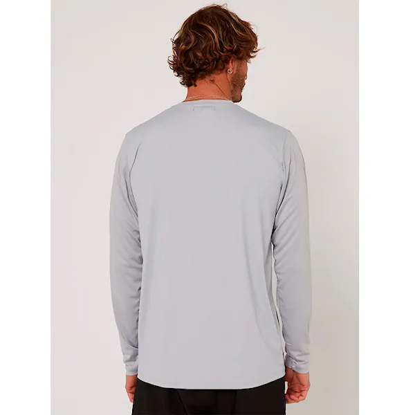 Lycra Follow Hybrid Tee L/S light grey 2026