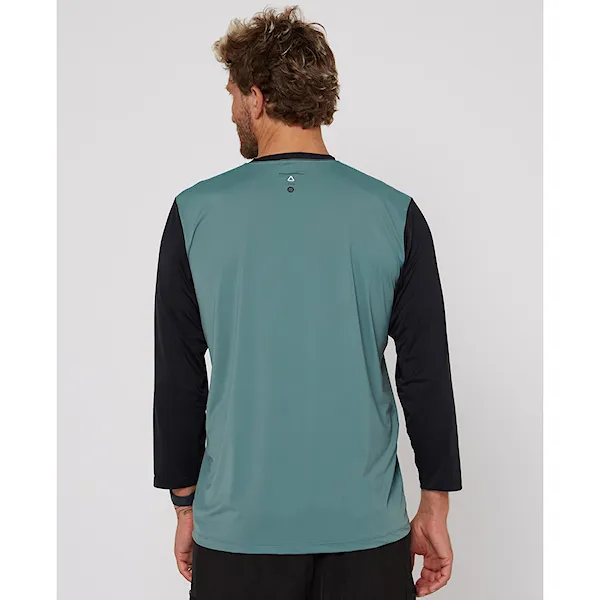 Lycra Follow Water Raglan 3/4 black/olive 2026