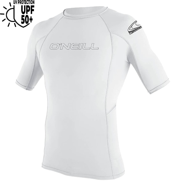 Lycra O'Neill Basic Skins S/S Rash Guard white 2026