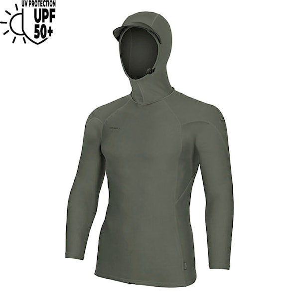 Lycra O'Neill Hyperfreak Skins L/S Rash Guard W/Hood chimera/chimera 2026