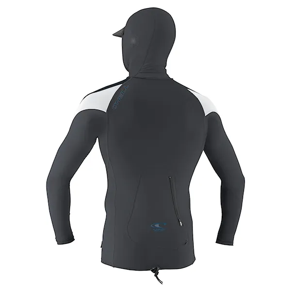 Lycra O'Neill Premium Skins O'zone L/S Rash Guard W/Hood graphite/slate/white 2025