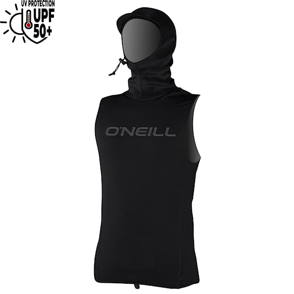 Lycra O'Neill Thermo-X Vest W/Neo Hood black