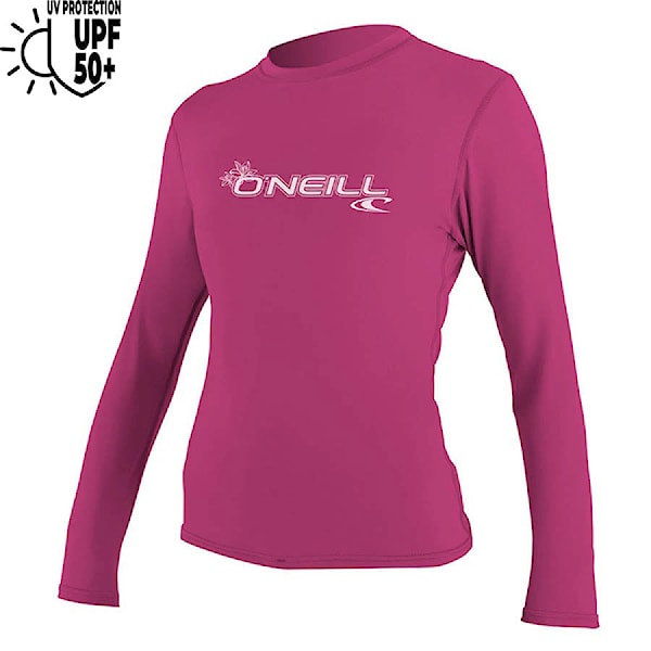Lycra O'Neill Wms Basic Skins L/S Sun Shirt fox pink 2026