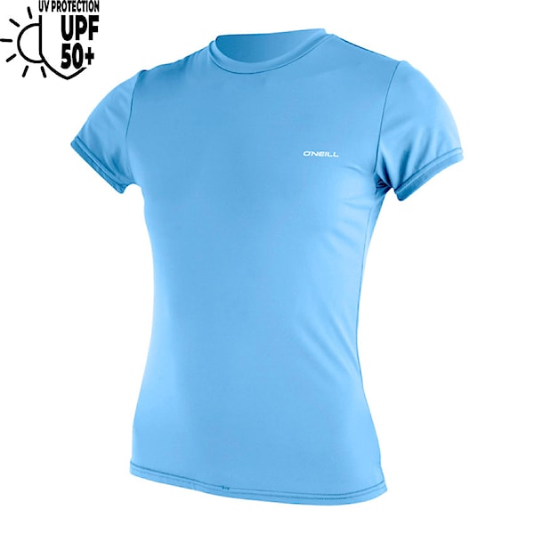 Lycra O'Neill Wms Basic Skins S/S Sun Shirt azurine 2026