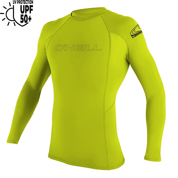 Lycra O'Neill Youth Basic Skins L/S Rash Guard lime 2026