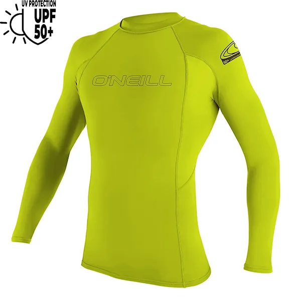 Lycra O'Neill Youth Basic Skins L/S Rash Guard lime 2026