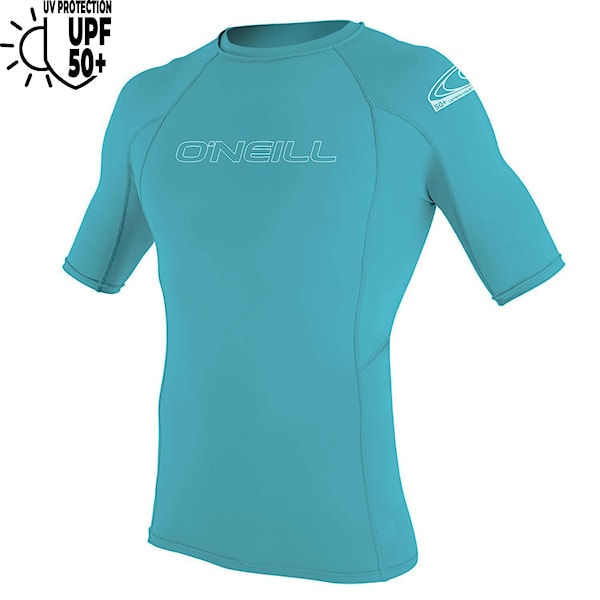 Lycra O'Neill Youth Basic Skins S/S Rash Guard light aqua 2026