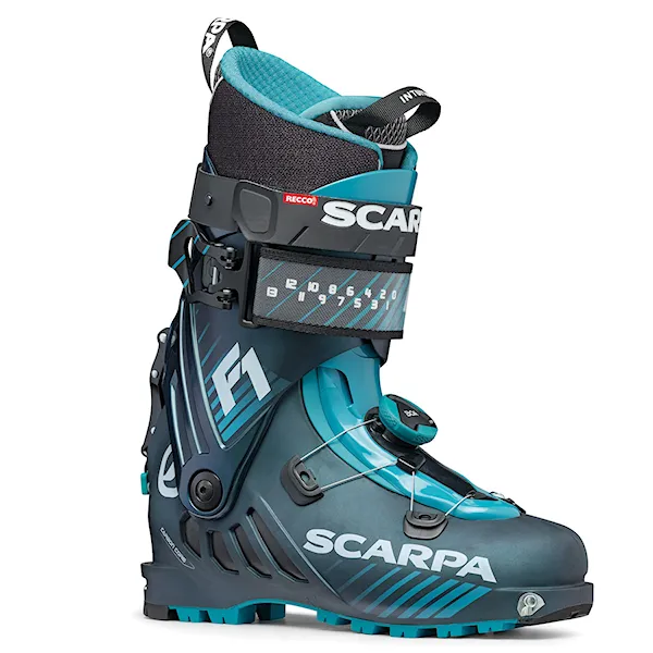 Lyžáky SCARPA F1 3.0 anthracite/ottanio 2023