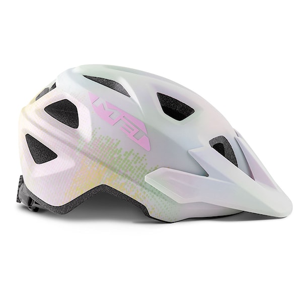 Kask rowerowy MET Eldar iridescent white texture/matt 2022
